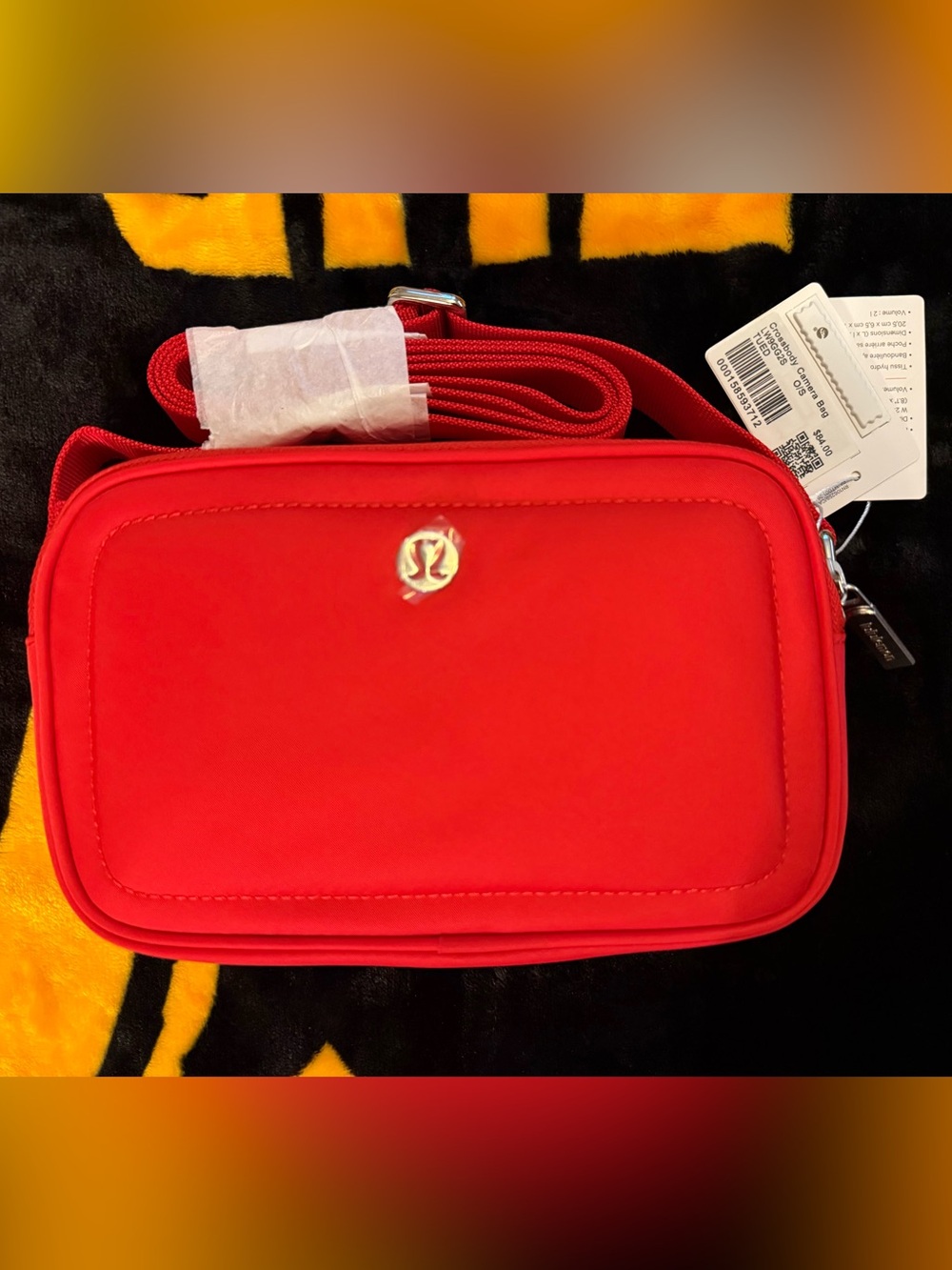 lululemon athletica Red Crossbody Pouch with Adjustable Strap